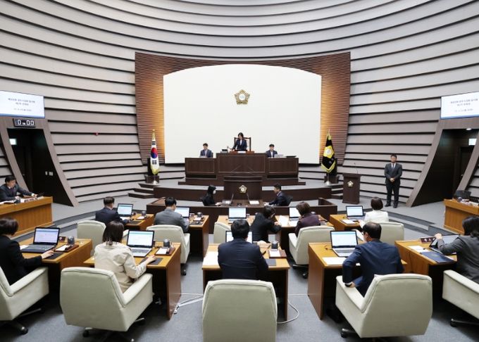 광주시의회, 제308회 임시회 개회