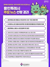 2025년 용인특례시 최고의 뉴스는 '반도체 투자 규모 1000조 원 육박'