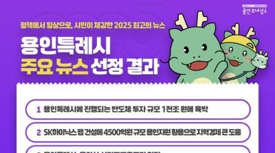 2025년 용인특례시 최고의 뉴스는 '반도체 투자 규모 1000조 원 육박'