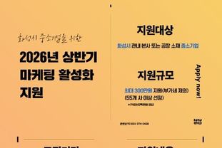 화성산업진흥원, 화성시 기업 마케팅 비용 지원