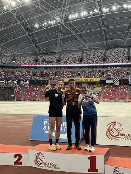 파주시청 육상팀 싱가포르 국제대회 은메달 수상