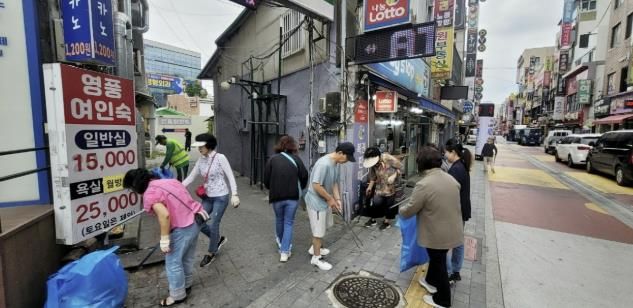 수원시 팔달구 매산동, 추석 연휴 맞이 대청소 실시