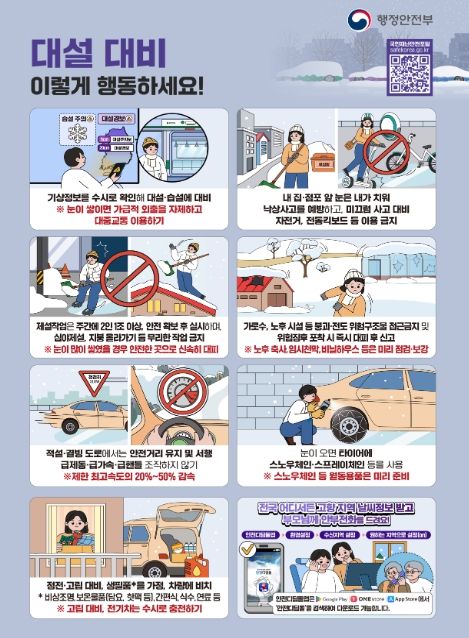 국민행동요령(대설)