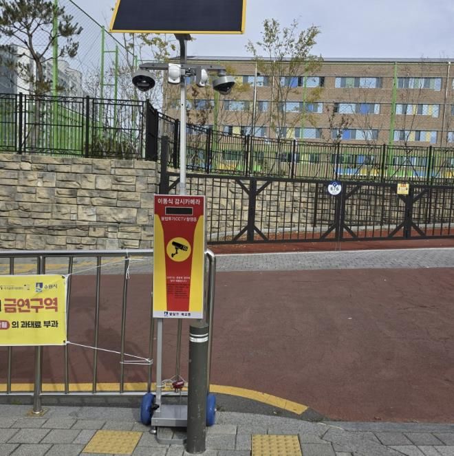수원시 팔달구 매교동, 매교초등학교 인근 쓰레기 무단투기 지역에 CCTV 설치해
