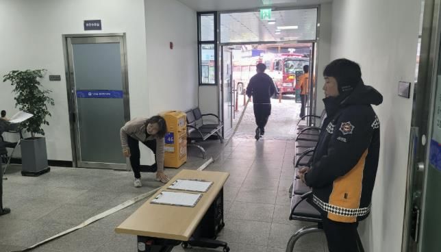 구리시 인창동, 구리소방서와 합동 소방 훈련 실시