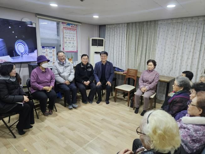 광주시 오포1동, 새해 맞아 경로당 순회