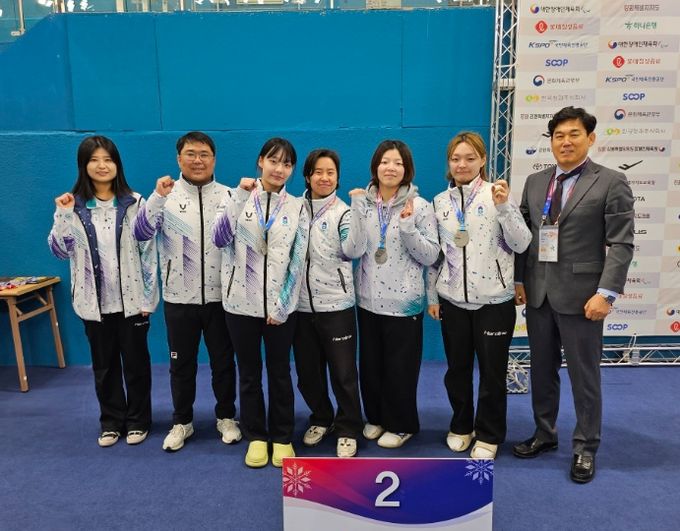 전국장애인동계체전서 컬링 은메달 쾌거