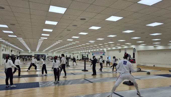 펜싱아카데미 등에서 집중 훈련