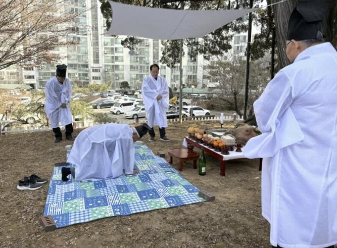 시흥시 하중동 관곡마을, 주민 안녕 기원 전통 당제 봉행