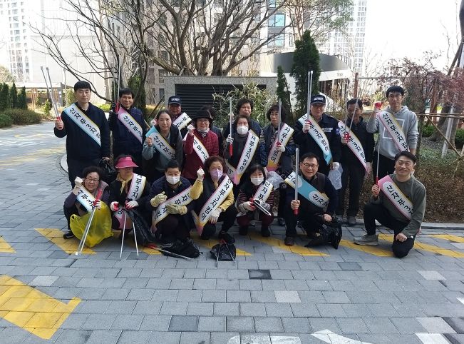 산성역자이푸르지오3단지 클린데이 행사