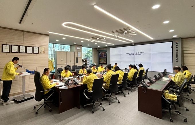 시흥시, 해빙기 취약시설 안전점검 추진상황 점검회의 실시